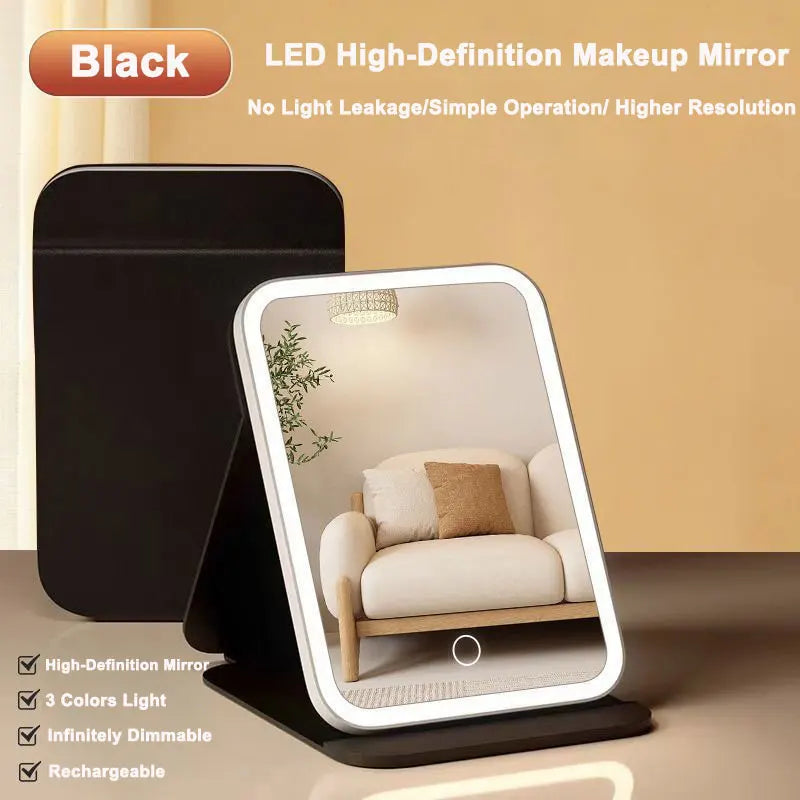 LED Foldable Vanity Mirror