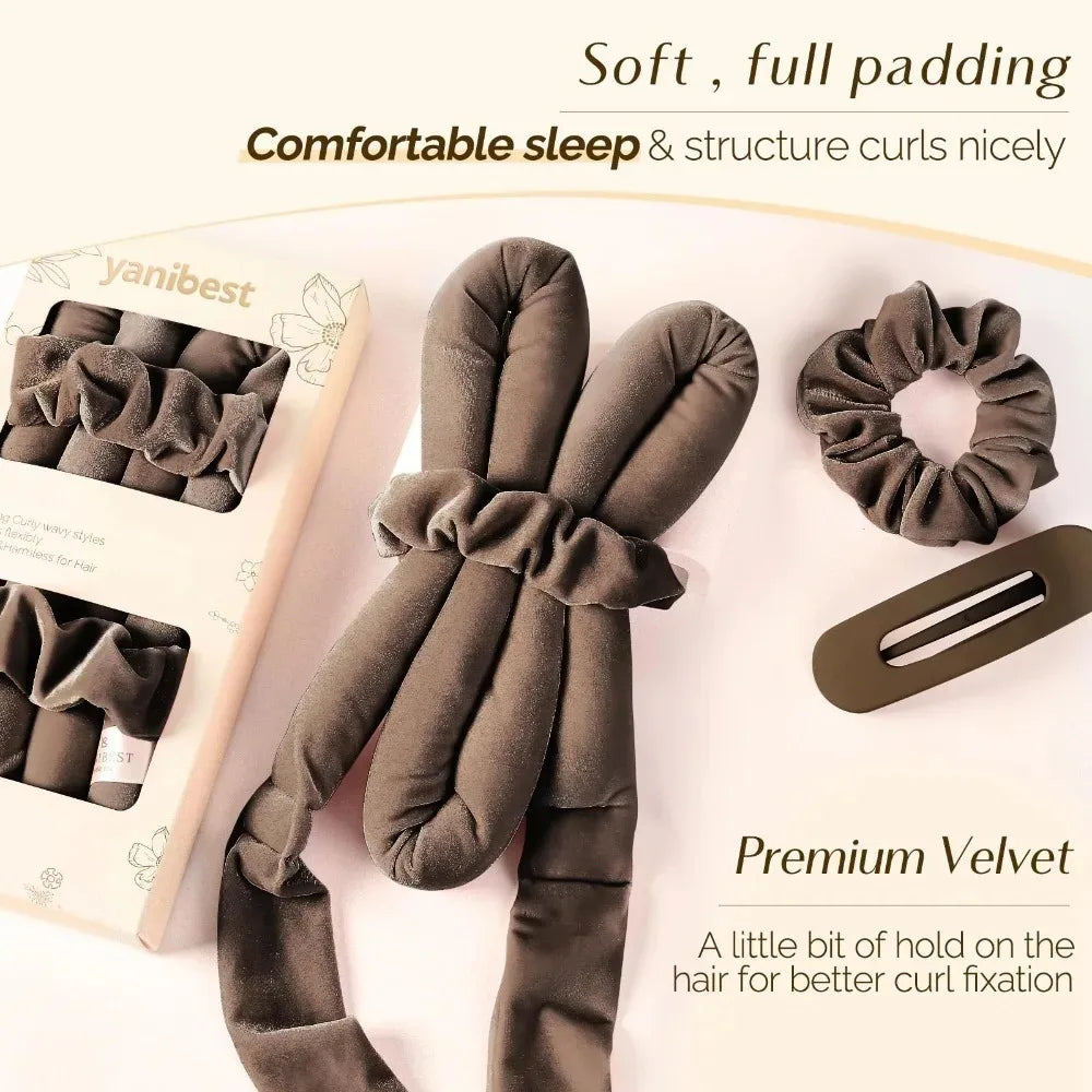 Heatless Satin Hair Curler