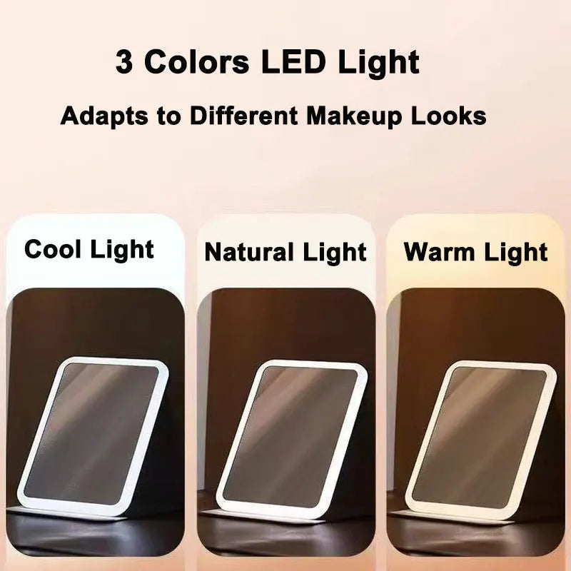 LED Foldable Vanity Mirror