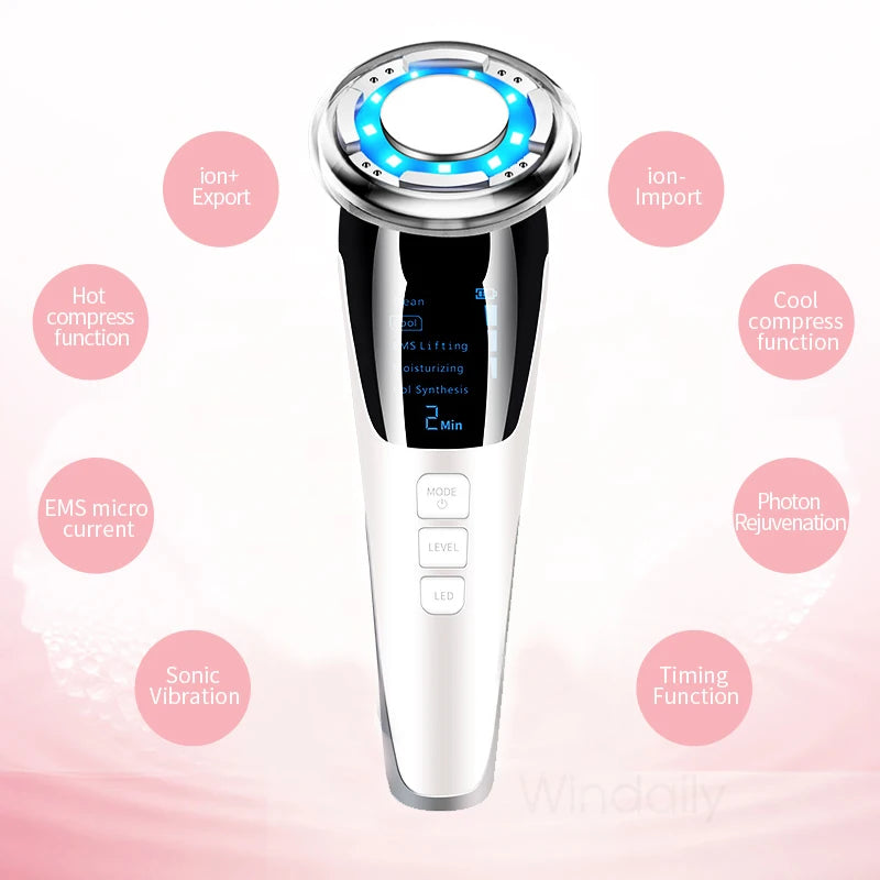 5-in-1 EMS Facial Massager