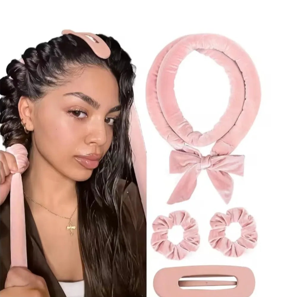 Heatless Satin Hair Curler