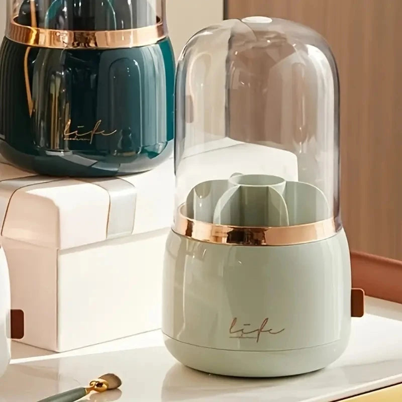Rotating Makeup Brush Organizer