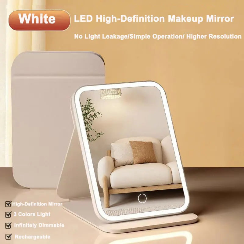 LED Foldable Vanity Mirror