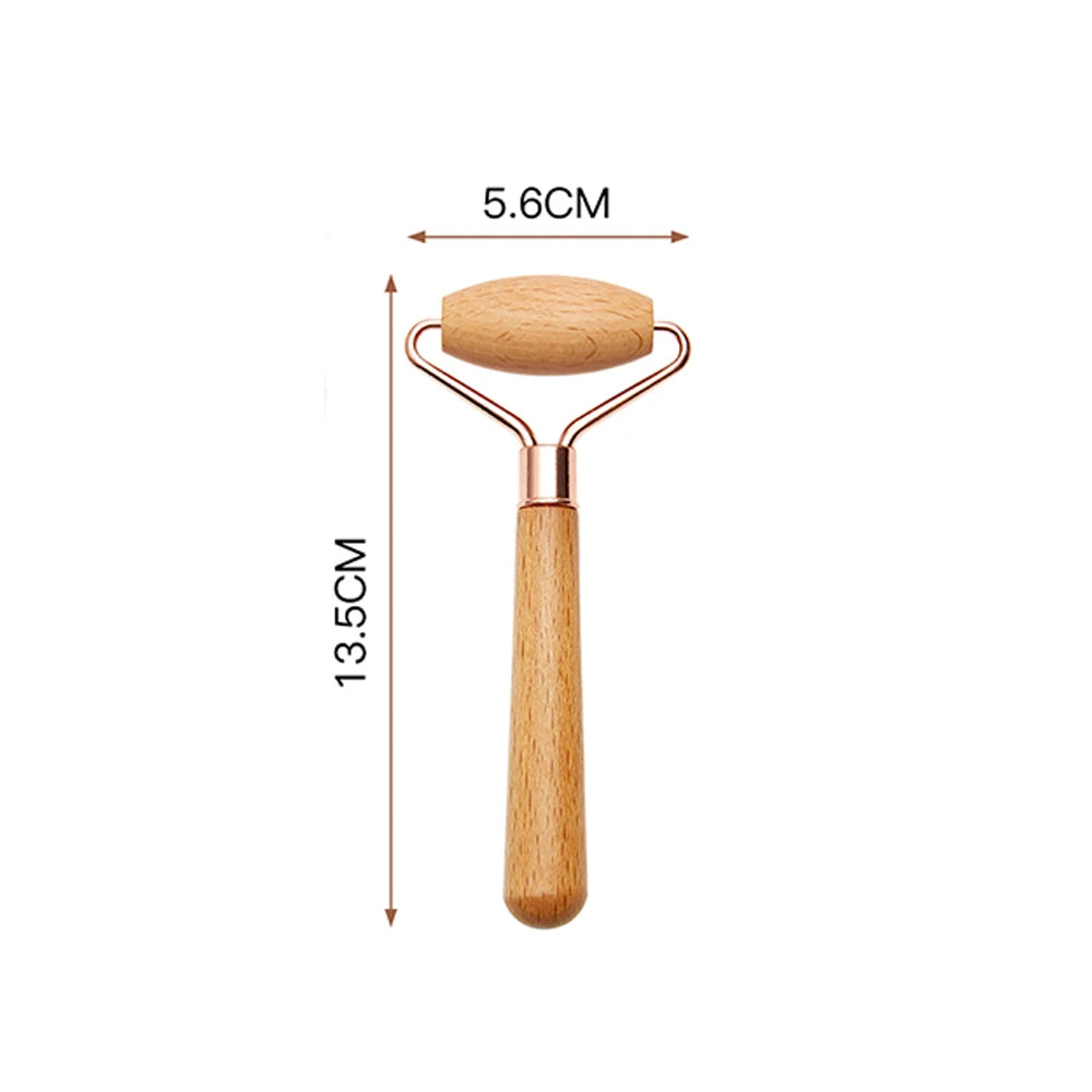 Wooden Facial Massage Roller