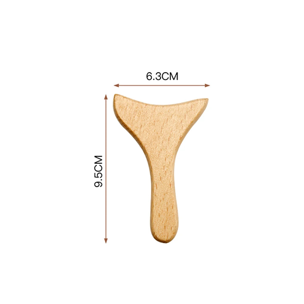 Wooden Facial Massage Roller