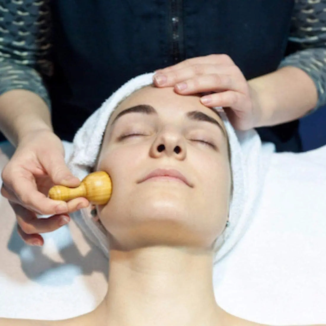 Wooden Facial Massage Roller