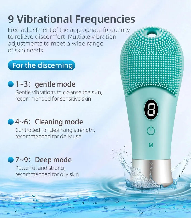 Ultrasonic Facial Cleansing Brush