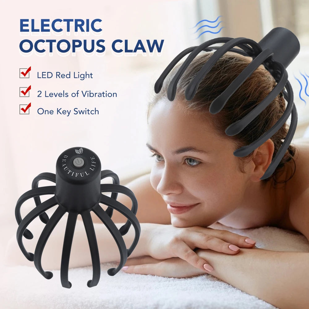 Electric Octopus Scalp Massager