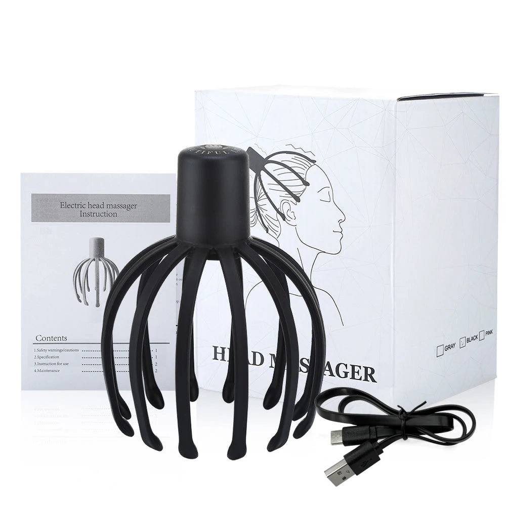 Electric Octopus Scalp Massager