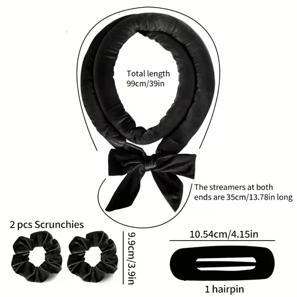 Heatless Satin Hair Curler